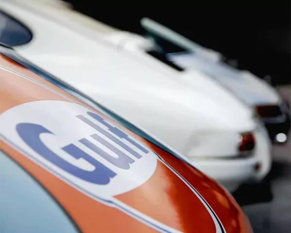 PORSCHE 901 VERSION GULF photo porsche 901 gulf art tirage edition limitee