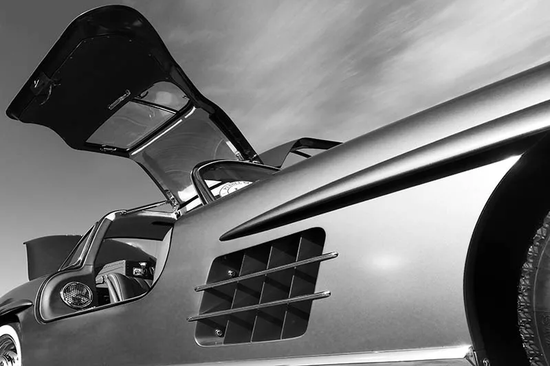 photo mercedes 300 sl art tirage edition limitee