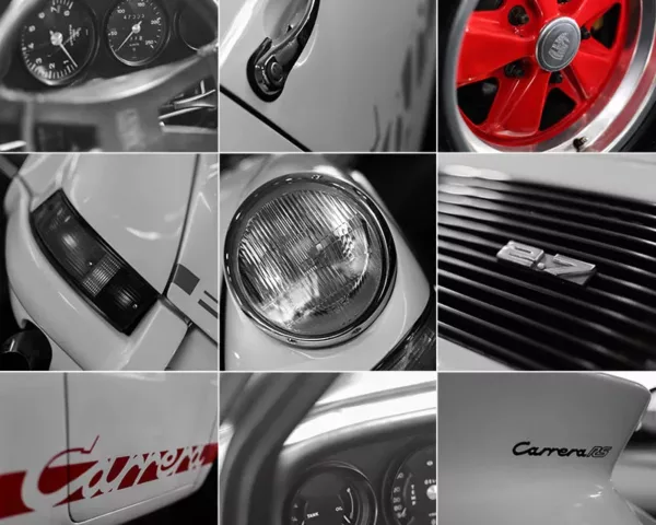 Photographie Art Porsche Carrera RS 2.7 Photographie art Porsche Carrera RS 2.7 iconique tirage edition limitee