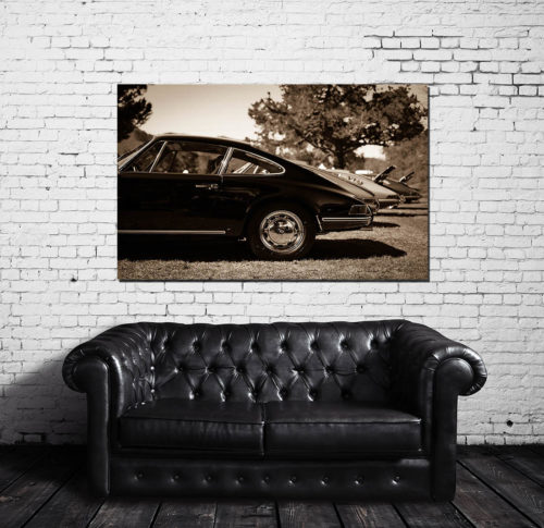 Photographies murales voitures Porsche