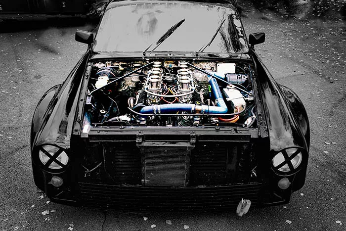 photo moteur jaguar xj art tirage edition limitee