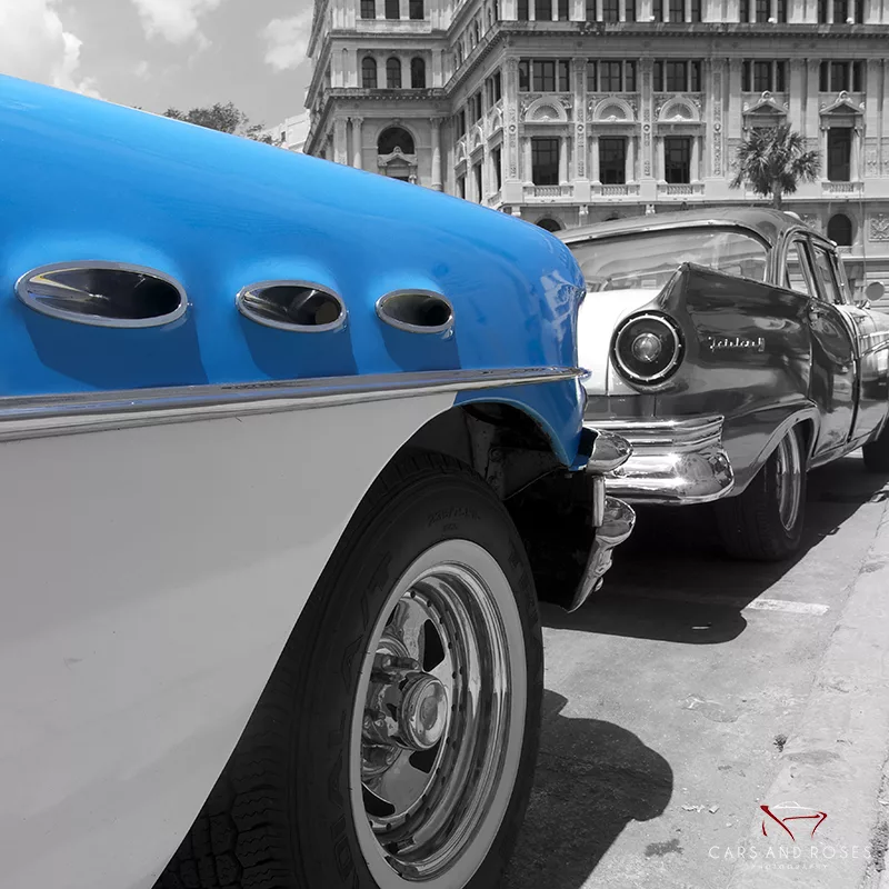 tableau automobile cuba voiture américaine art tirage edition limitee