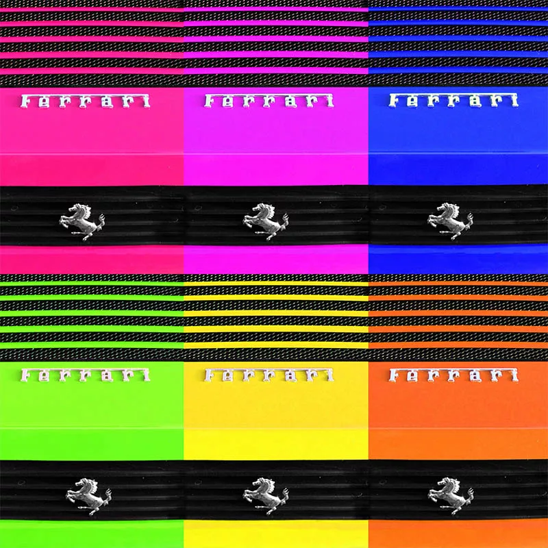 pop art ferrari art tirage edition limitee