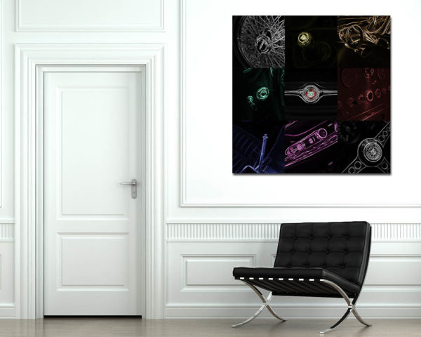 Pop Art Jaguar Type-E Tableau