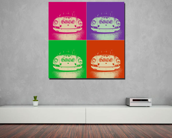 Pop Art Moderne Voiture Porsche