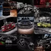 pop art ford gt40 art tirage edition limitee