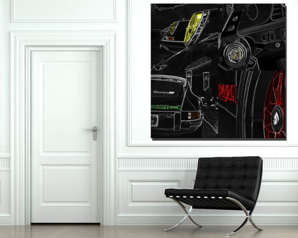 Pop Art Voitures Porsche 911
