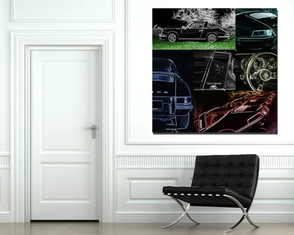 Pop Art Voitures Porsche Targa