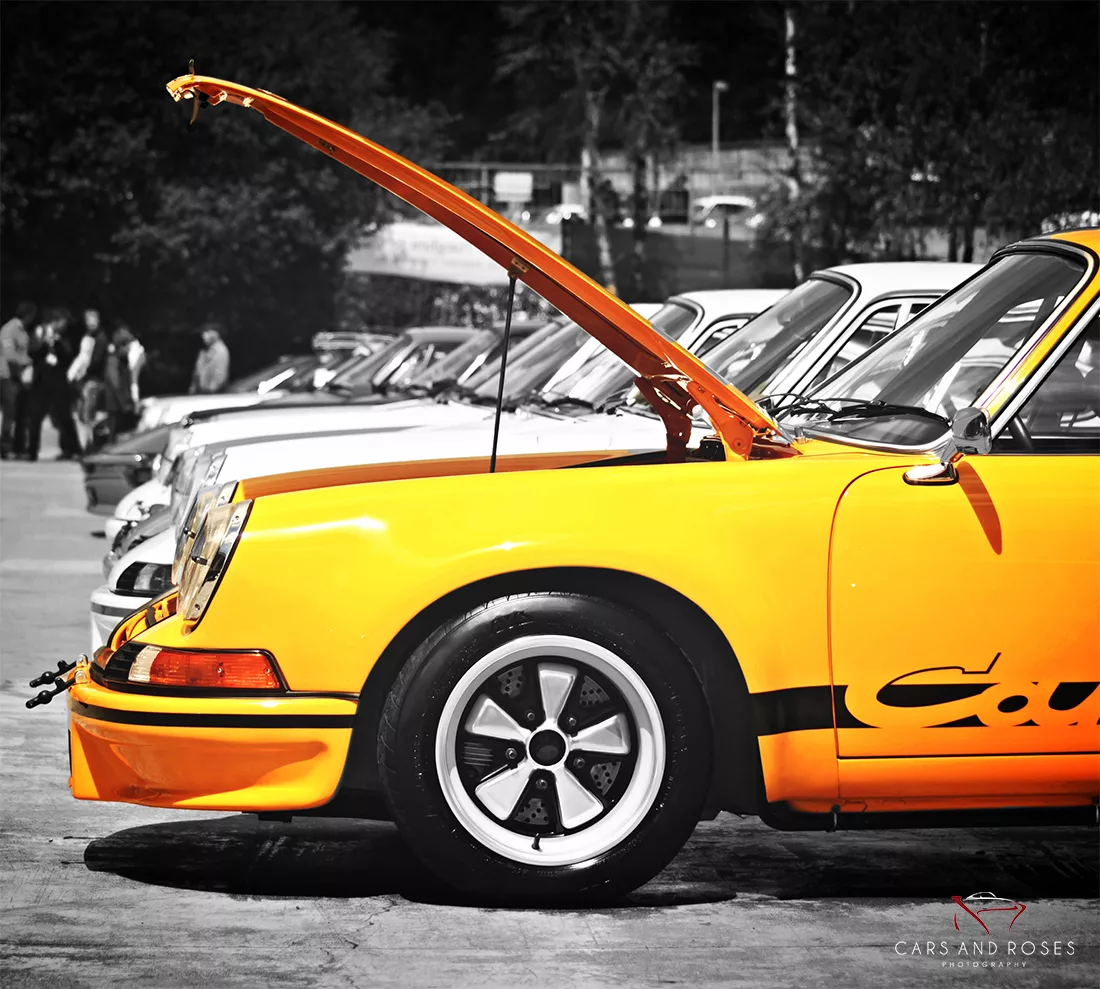 photo porsche carrera rs 2.7 art tirage edition limitee