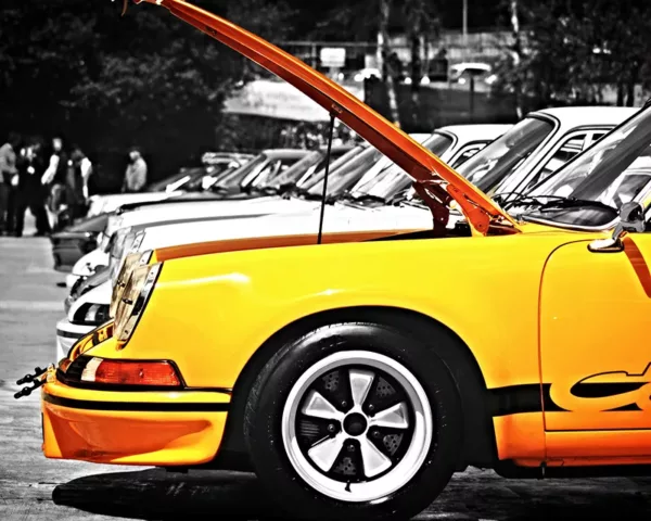 Porsche 911 Carrera RS Hood Open - Square Version #19 Prints photo porsche carrera rs 2.7 art tirage edition limitee