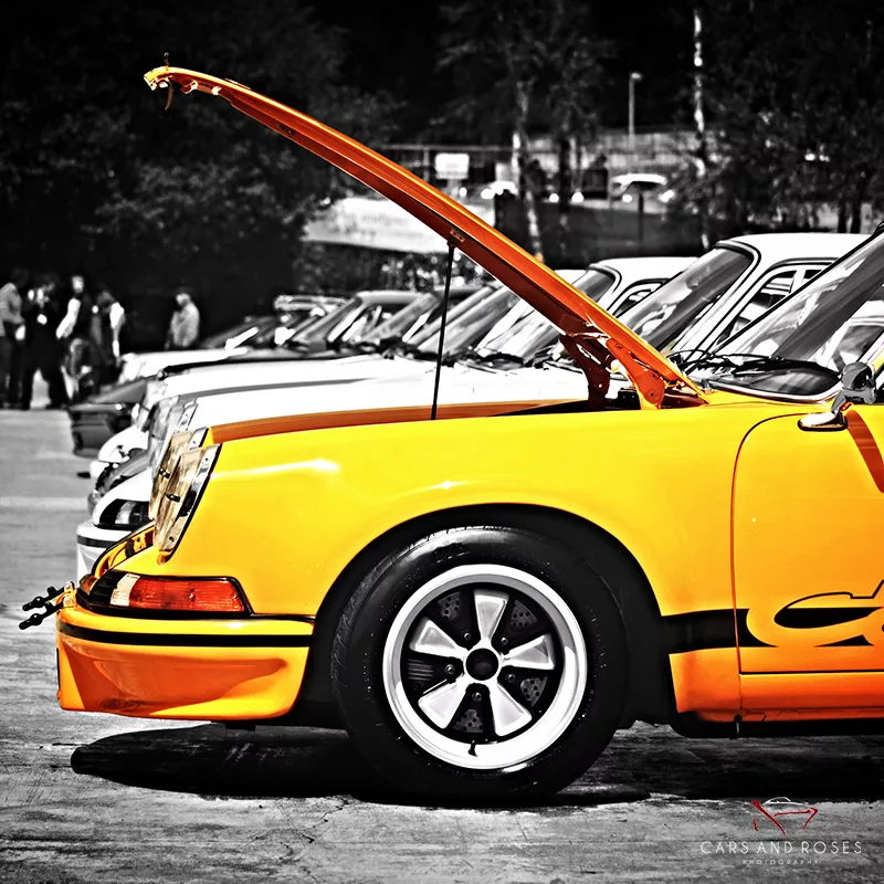 photo porsche carrera rs 2.7 art tirage edition limitee