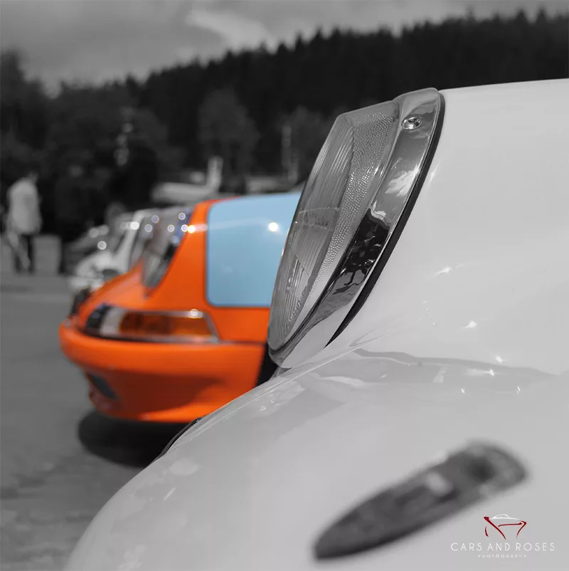 photo porsche 911 phares art tirage edition limitee