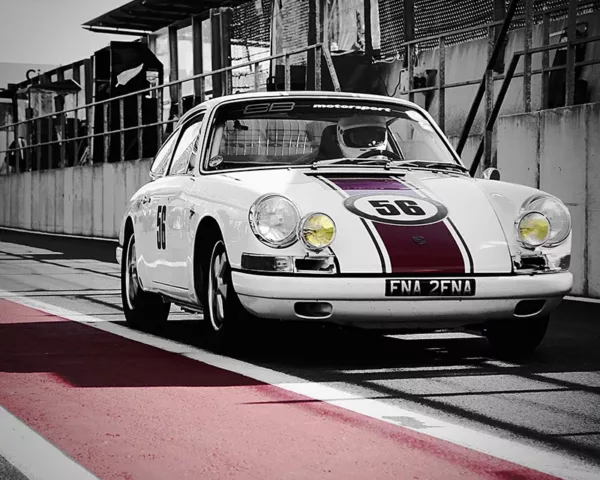Porsche 911 Classic Red Line #17 Prints photo porsche 911 classic pit lane art tirage edition limitee