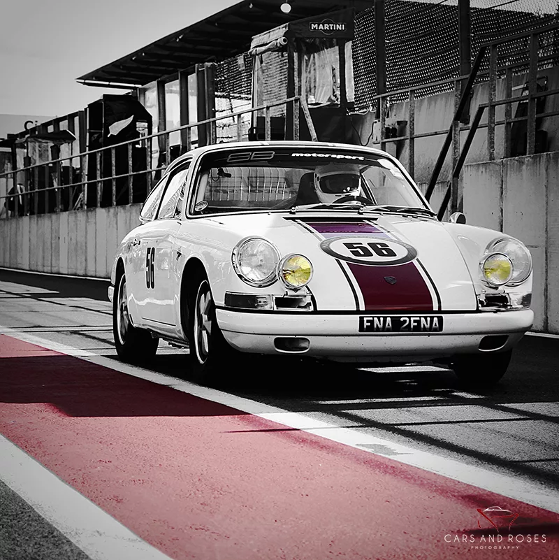 photo porsche 911 classic pit lane art tirage edition limitee