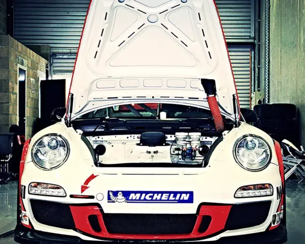 Porsche 911 GT3 Hood Open S.V. #18 Prints photo porsche gt3 voiture course art tirage edition limitee