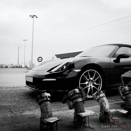 Porsche Boxster S at Service Station