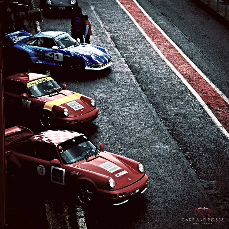 photo trio porsche carrera art tirage edition limitee