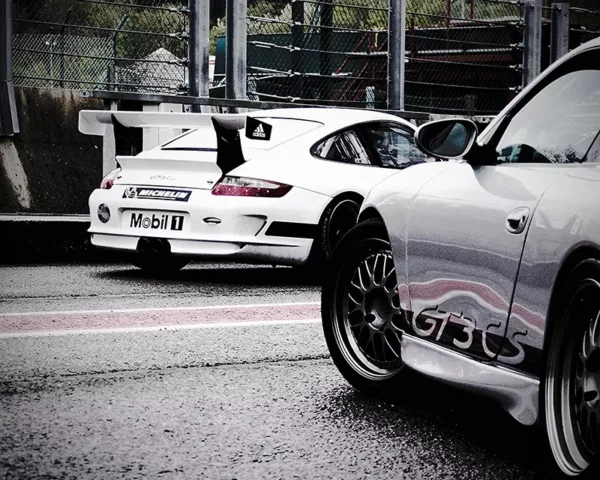 photo duo porsche gt3 voiture sport art tirage edition limitee