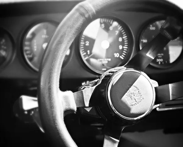 Porsche Steering Wheel #12 Prints Porsche Steering Wheel