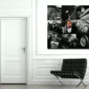 Tableau Art Déco Aston Martin Tableau Art Déco Aston Martin — tableau photo automobile fine art