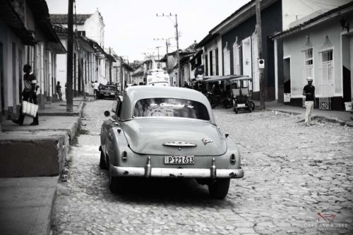 Tableau Automobile - Les rues de Cuba