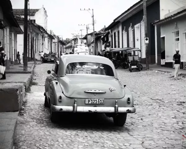 Tableau Automobile - Les rues de Cuba tableau voitures rues cuba voiture américaine art tirage edition limitee