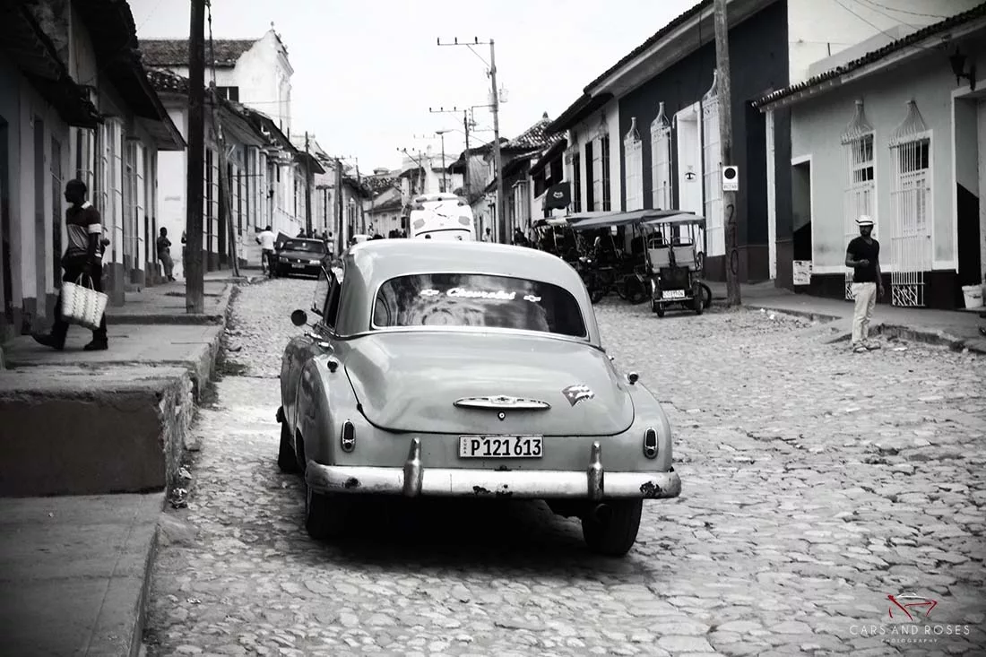 tableau voitures rues cuba voiture américaine art tirage edition limitee