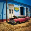 Tableau Cuba Voiture tableau automobile art tirage edition limitee