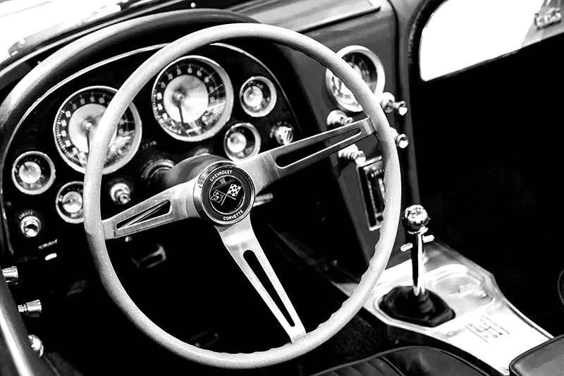tableau corvette stingray voiture américaine art tirage edition limitee