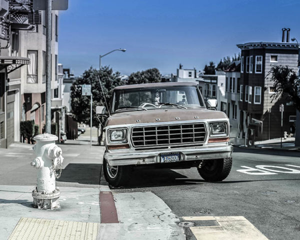 Tableau Photo Voiture vieux Ford