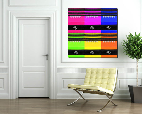 Tableau Pop Art Ferrari