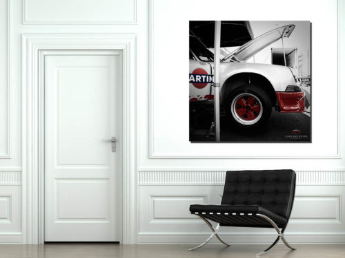 Tableau Vieille Voiture - Porsche 911 Martini