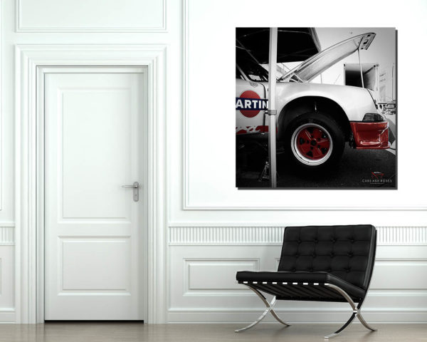 Tableau Vieille Voiture - Porsche 911 Martini