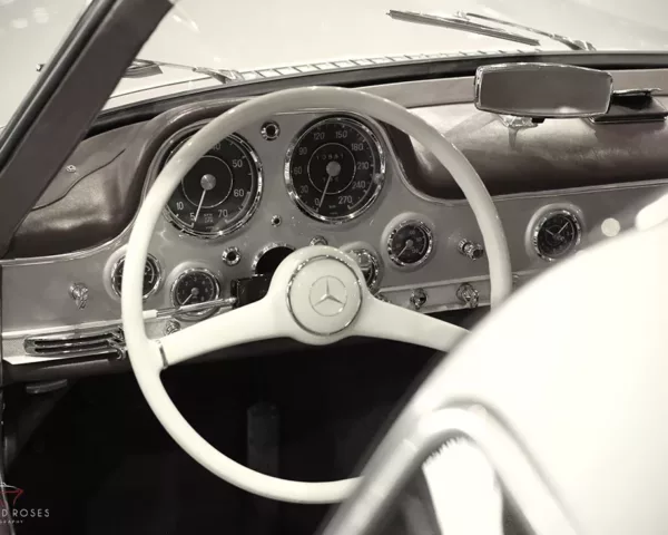 Tableau de bord Mercedes 300 SL tableau mercedes 300 sl art tirage edition limitee