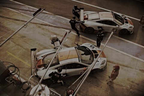 Tableau voiture de course
