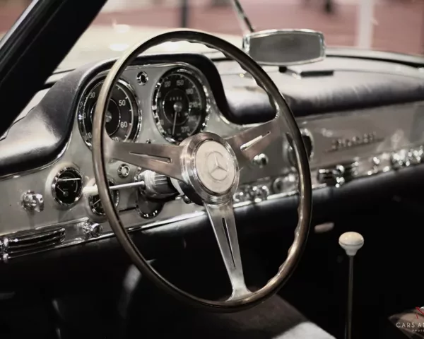 Volant Mercedes 300 SL tableau mercedes 300 sl art tirage edition limitee