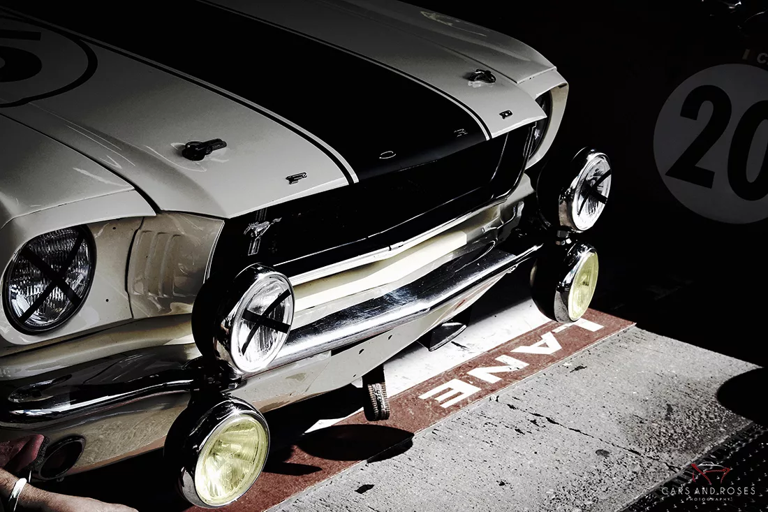 tableau ford mustang grand format voiture américaine art tirage edition limitee