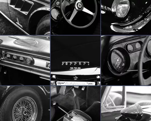 tableau photo art ferrari photo ferrari art tirage edition limitee